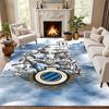 Club Brugge KV Carpet Door Mat for Living Room or Bedroom Protective Mat Under Chair Office Decoration Christmas Gift Birthday Present