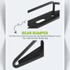 X59A_Metal Rear Bumper for MN D90 D99 D99S MN90 MN99S 1/12 RC Parts,Black