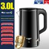 Large Capacity Stainless Steel Electric Kettle with Insulation and Auto Shut-Off