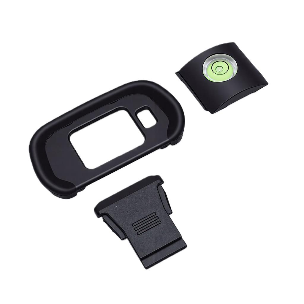 Kit Livella a Bolla Tappo Hot Shoe Paraluce per Fotocamera R7 Silicone Morbido per Fotografia