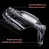 Men Vibrating Cock Ring Dildo Enlarger Penis Training Sex Toy Reusable Cock Sleeve Couple Vibrator Delay Ejaculation Erection