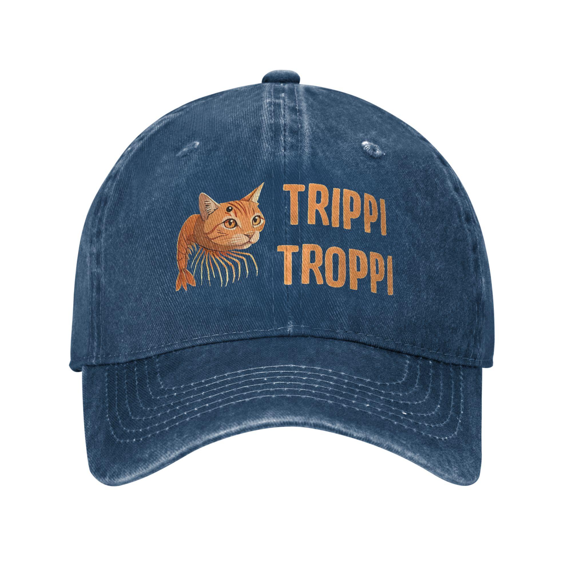 

Baseball Cap Trippi Troppi Cat Shrimp Summer Casual Trucker Hat Couple Women Custom Logo Outdoor Sport Sun Visor Baseball Caps One Size