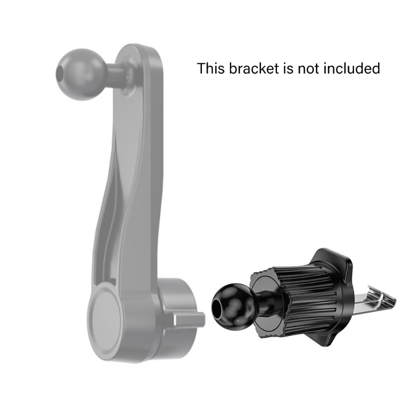Rotatable Car Vent Clip 17mm Universal Base Suitable for Phone Holders and Wireless Chargers Not Drop Feature Quick Setups
