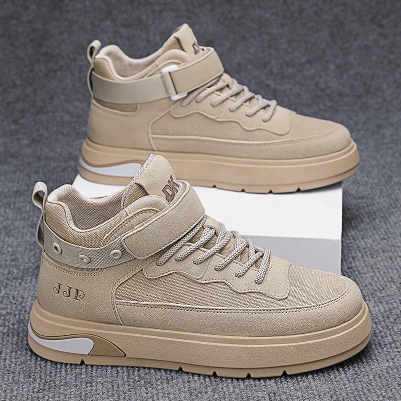 

High-top board shoes men s autumn 2024 new trend casual men s shoes flat-soled sports trendy shoes teen students 44