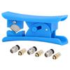 Tubo de PTFE com Cortador de Tubos Conexões Pneumáticas Kit de Alimentação Remota Acessórios para Impressora 3D