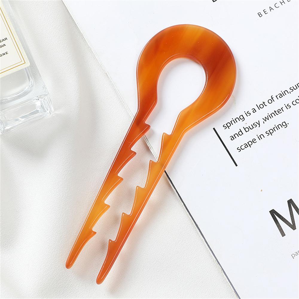 Acetic Acid Board Hairpins Creative Fashionable Hair Accessories U-shaped Anti-slip Hairpins Bun Headbands Hair Accessories New