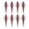 8Pcs/Set 6CM/2.15G Soft Shrimp Lure Realistic Bionic Colorful Scorpion Shrimp Floating Artificial