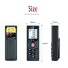 Digital Laser Distance Meter 40/60/80/100m Area Volume Pythagorean Measure Tool IP65 Protection Front and Rear Benchmark