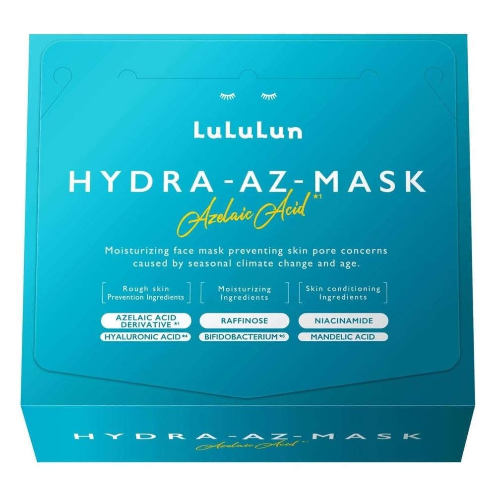 LuLuLun Hydra AZ Mask 28 Pieces Pack Face Sheet Moisturizing Pore Large Capacity