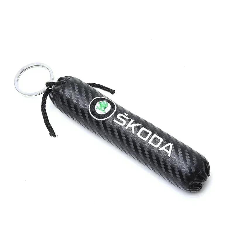 CAPR9 Брелок для ключей автомобиля для Skoda Yeti Fabia Superb Kodiak Karoq Kamiq Rapid Kodiaq 1 Octavia A5 Spaceback Брелок с логотипом автомобиля
