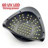 Leistungsstarke 60 LEDs LED Nagellampe zum Trocknen von Gel-Nagellack, Schwachstrommodus, Smart Sensor, professionelle Maniküremaschine für Nailart-Salons