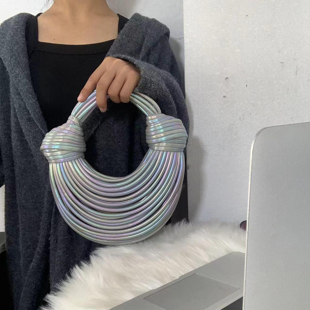 2025 Koreański Styl Modna Ręcznie Tkana Damska Torba Crossbody na Ramię