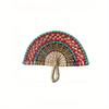 1 Pezzo Ventaglio decorativo intrecciato in erba marina fatto a mano in stile nordico per decorazione esterna e domestica, regalo per le feste