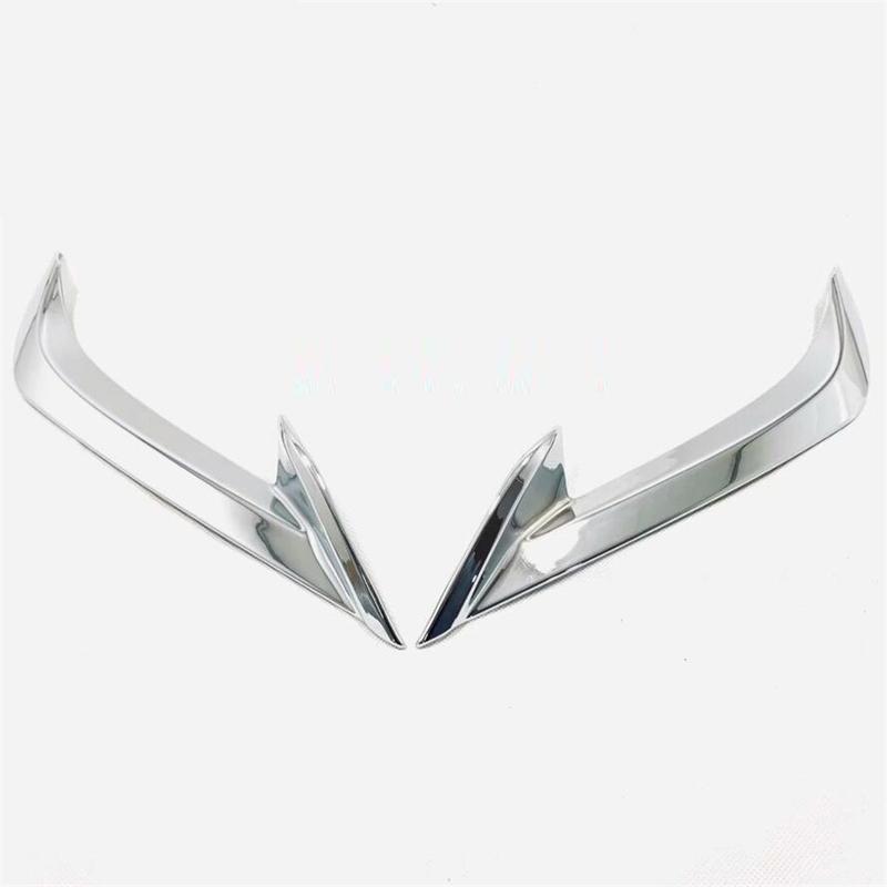 Rear Fog Lights Lamps Eyelid Eyebrow Decoration Cover Trim For Toyota Avalon - ABS Chrome Accessories Exterior