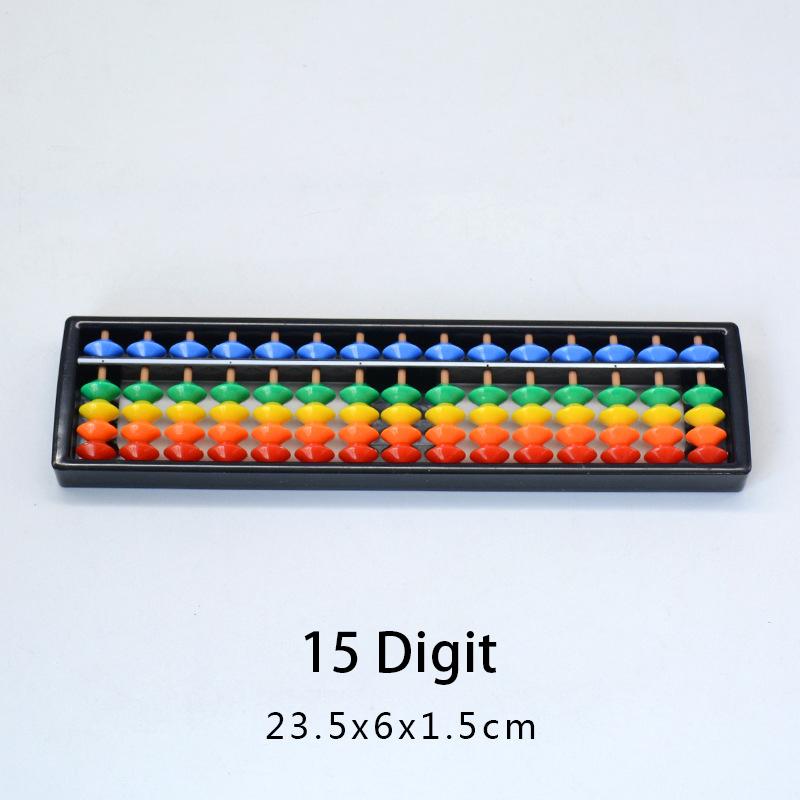 7/9/1113/15/17 Column Plastic Abacus Soroban Calculating Tool Montessori Math Toy For Kids Arithmetic Mental Arithmetic Learn