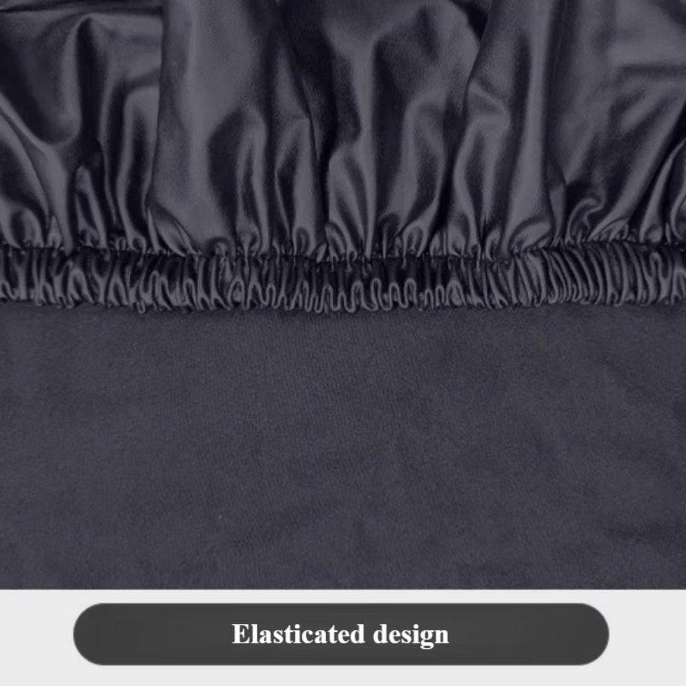 PU Leather Stretch Tablecloth Waterproof Table Protector Heat-resistant Desktop Cover Dining Table