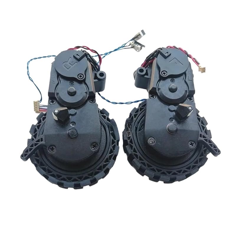 Vacuum Wheel Motor Assembly. Compatible for Yeedi VAC Station DVX34 Robotic Vacuum Parts Wheel Engine Vacuum Robot Wheel Spare Part. (Color : R