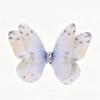 50Pcs Double-layer Chiffon Butterfly Embroidered Patches  Bridal Hair Accessories