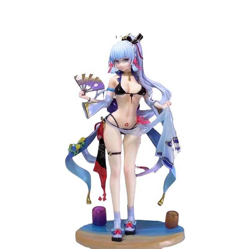 26cm Anime Genshin Impact Kamisato Ayaka Figure Model Doll Toys Gift
