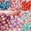 Hot Sale Bulk Resin Beads 50PCS or Customizable Quantity DIY Handmade Production Garment Accessories Round Beads Scattered Beads