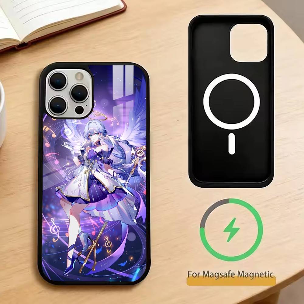 Honkai Star Rail   Phone Case For iPhone17,16,15,14,13,12,11 Plus,Pro Magnetic For Magsafe Wireless Charging