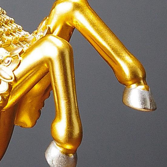 Simulated Horse Figurine Realistic Miniature Pony Resin Statue Animal Sculpture Decoration Ornament Housewarming Gift