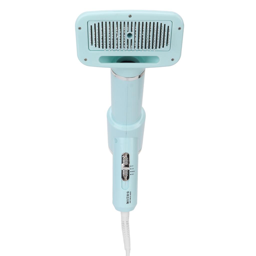 Pet Hair Dryer Comb Adjustable Temp Massage Grooming Pet Hair Blower with Slicker Brush for Cats
