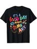 Men's "Today Is a Good Day To Make Art" Graphic T-Shirt - Black Casual Tee for Artists