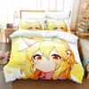 3D Print Anime The Helpful Fox Senko San Bedding Set Single Twin Full Queen King Size Bed Set Adult Kid Bedroom Duvet cover Sets