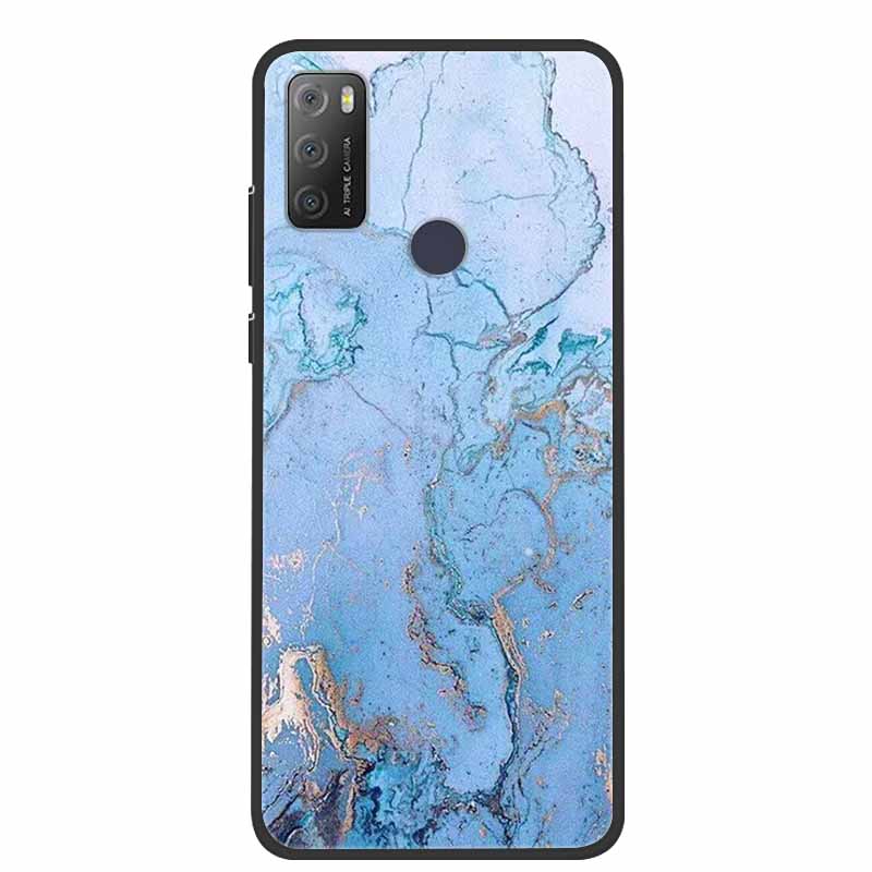 Pro Alcatel 1S 2021 Case Luxusní silikonový TPU měkký kryt na telefon pro Alcatel 1S 2020 Nárazuvzdorný roztomilý TPU nárazník Fundas Coque