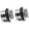 Motorbike Tank Fuel Gas Cap Motorcycle Left+Right Thread Flush Pop Up Gas Cap Vented Fuel Tank Cover for Ha&rley Davidson Road King Softail Dyna