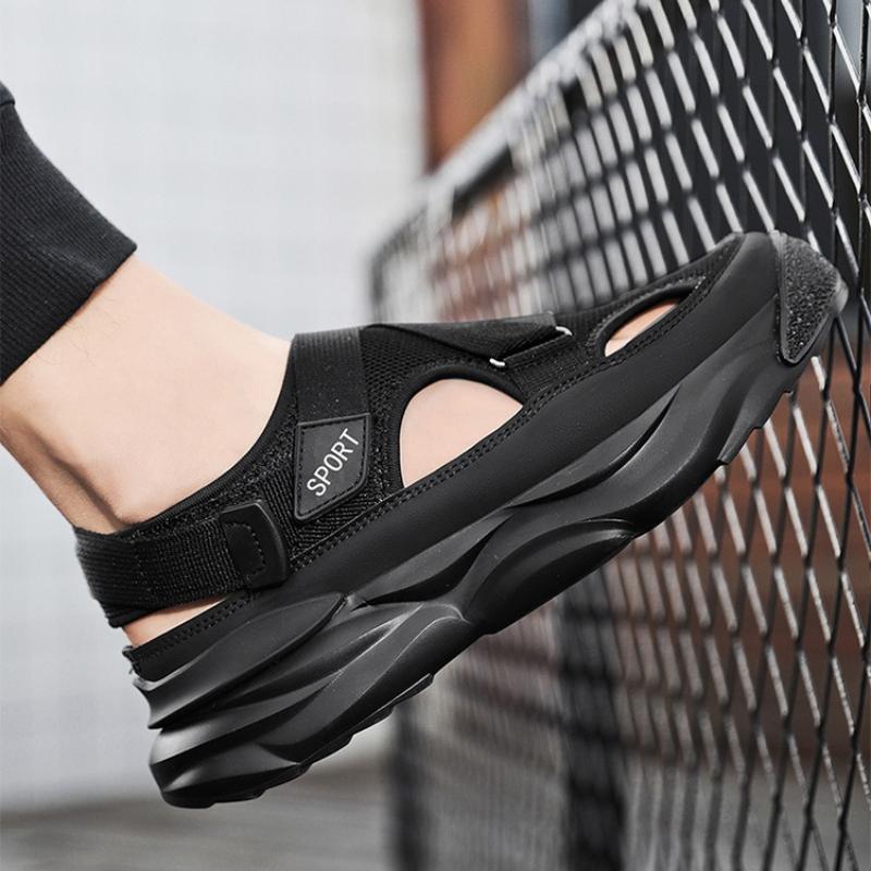 Fashion 2025 Men New Breathable Sports Sandals Fashion Men's Casual Sandals Outdoor Non Slip Beach Sandals Male Platform Sandalias