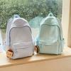 Schoolbag Korean Version of the New Japanese Unprinted Simple Women's High-value Ins Schoolbag Junior High School High School Students College