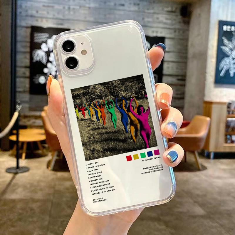 Hot Band T-TV Girl Phone Case For iPhone 14 15 Pro Max 11 12 13 Mini XS 7 8Plus X XR SE20 Transparent Soft silcone Cover iPhone XS MAX