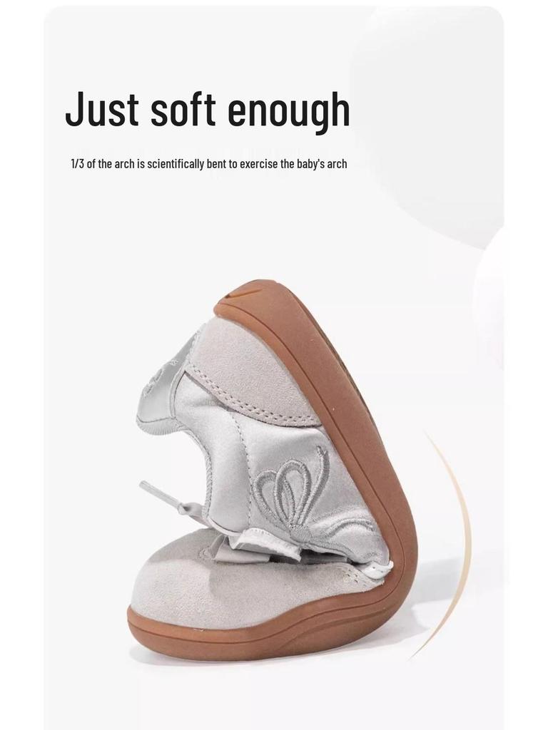 Girls' De Xun Autumn/Winter 2025 Lightweight Suede Sneakers - Big Girls' Casual Skate Shoes