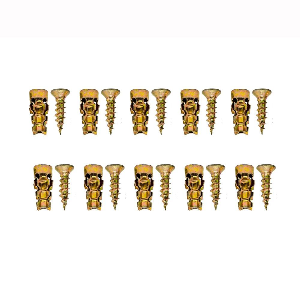 Kurze Spreizschraube 6×14mm Spreizdübel Neue Hohlwanddübel Gipskarton 10 Sets