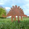 M-Modern-Metal Dinosaur Fence Post Topper,Dinosaurs