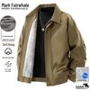 Mark Fairwhale Men's Fleece-Lined Thickened Lapel Jacket