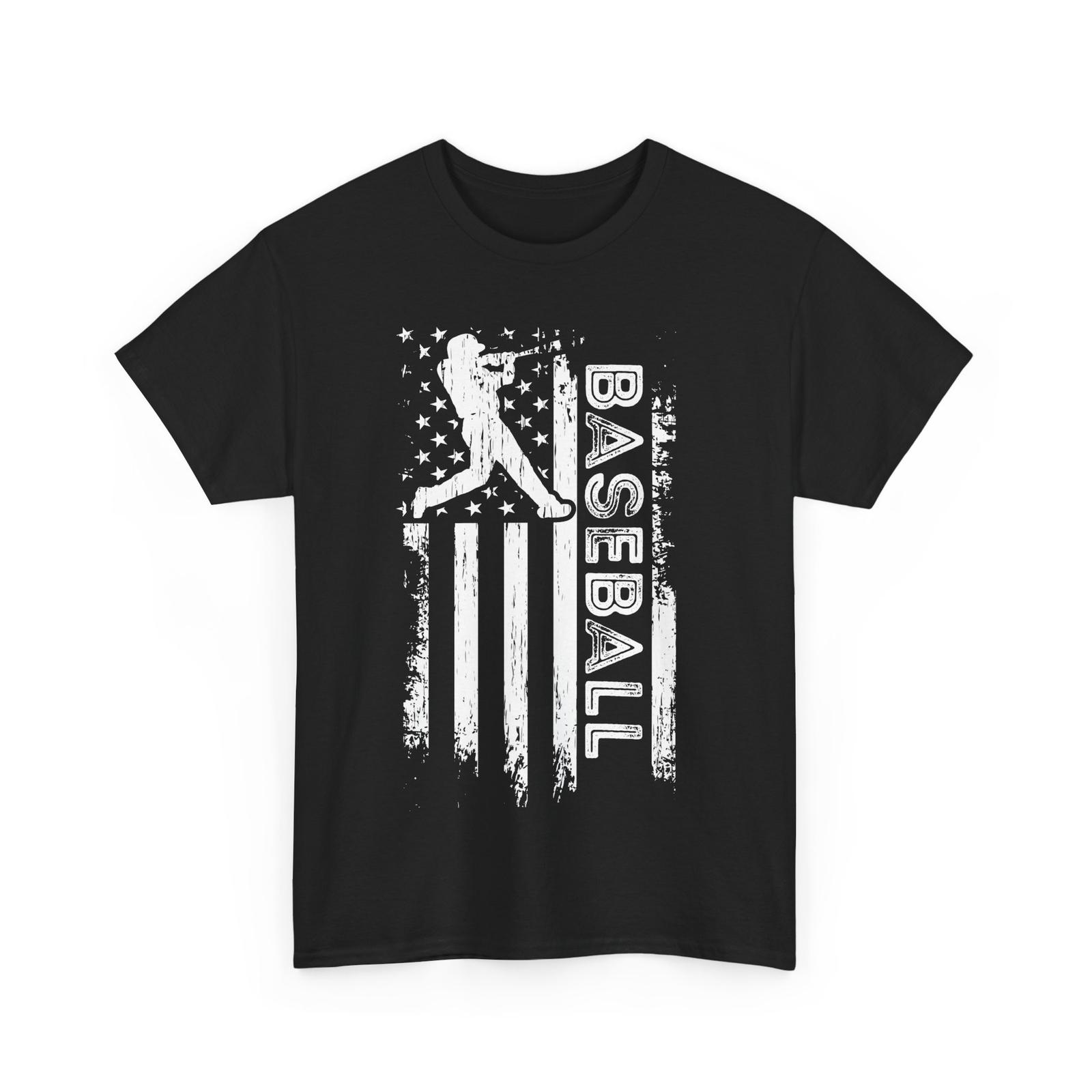 

Baseball American Flag Shirt, Baseball Player Sports Lovers Vintage T-Shirt Mens Womens Tees Top 3XL