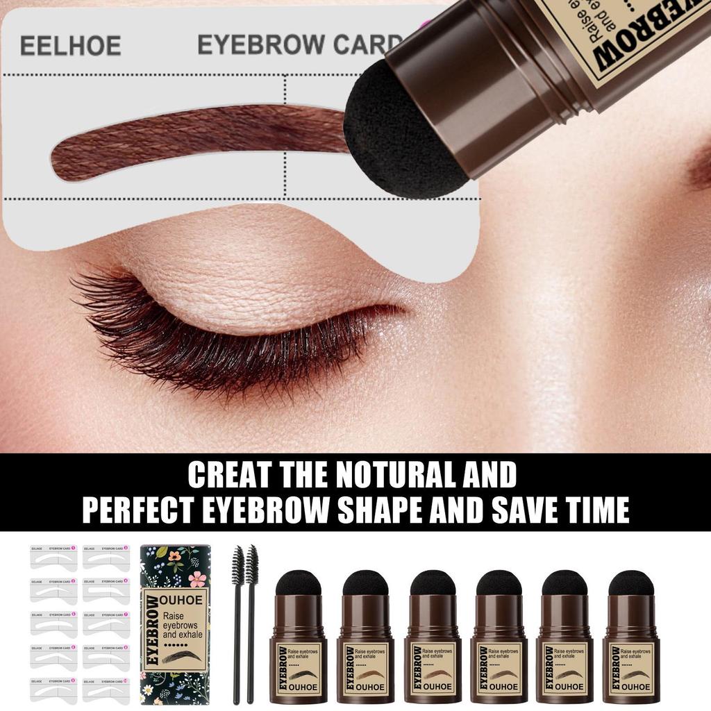 OUHOE Long-lasting Eyebrow Powder Stick - Easy, Natural Eyebrow Shaping & Hairline Shadow