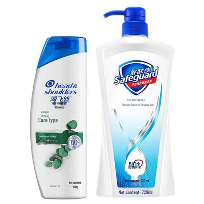 Head & Shoulders Anti-Dandruff Shampoo & Safeguard Shower Gel Bundle