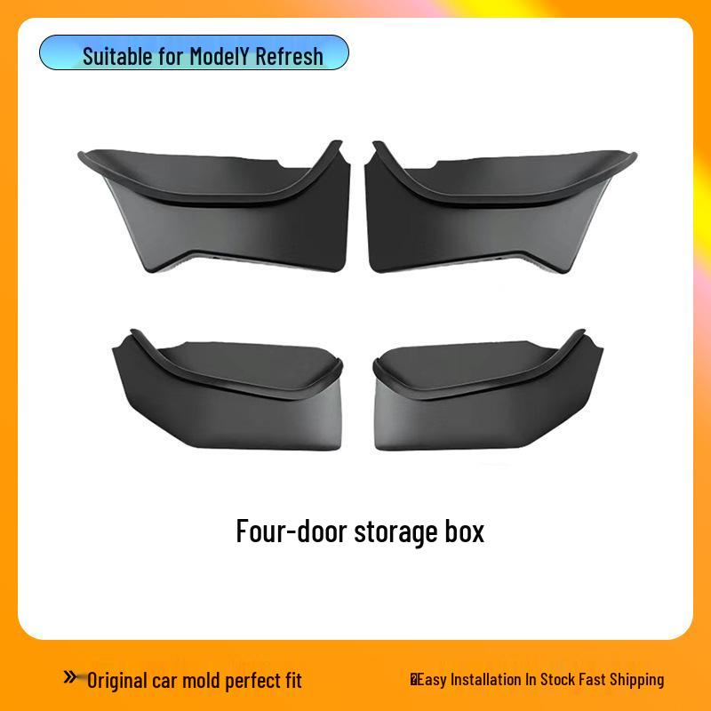 Kompatible Tesla Model 3 Türschlitz TPE Aufbewahrungsbox & Innenraumzubehör