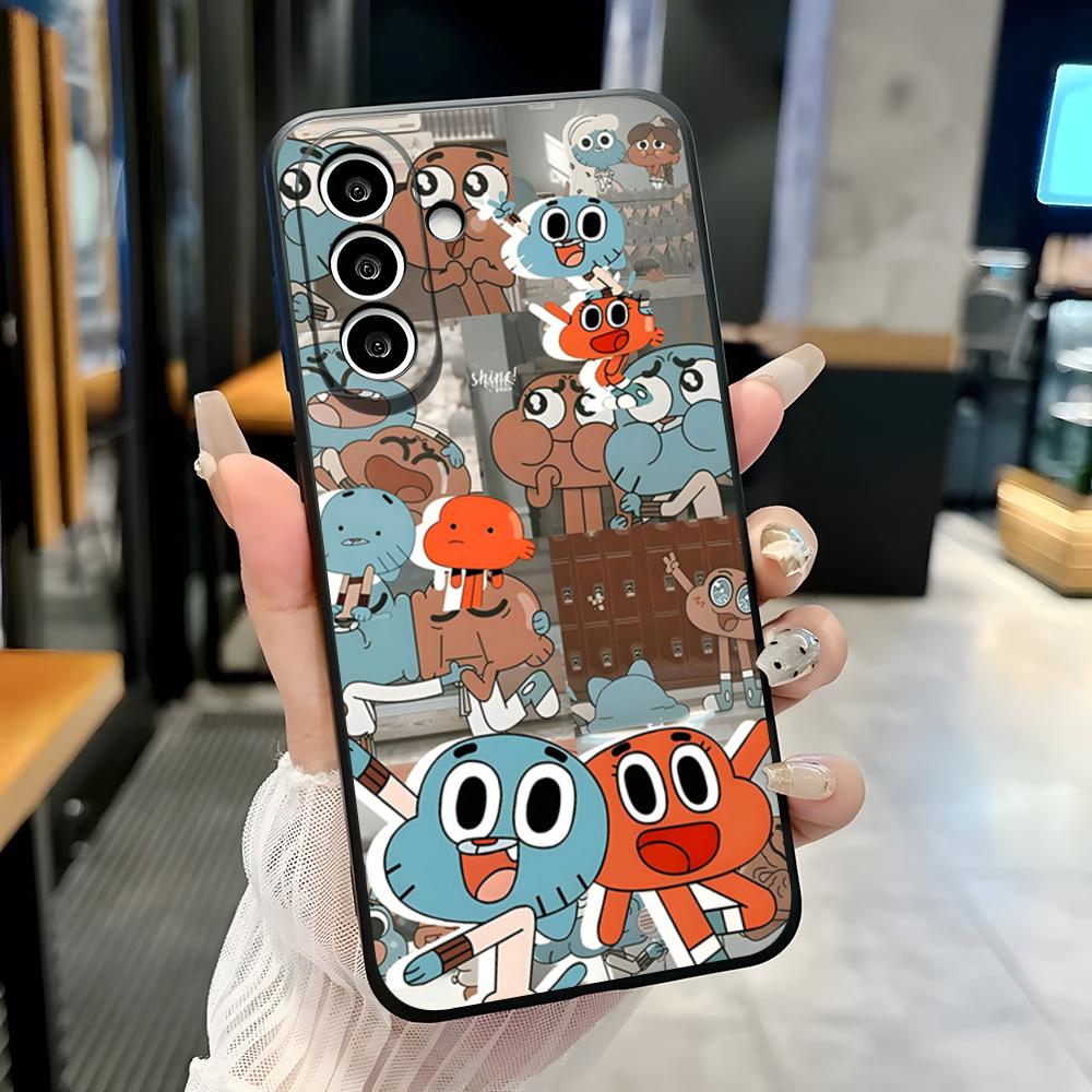 

G-Gumball And Darwin Phone Case For Samsung A25 A13 A33 5G A54 A36 A35 A56 A52 A14 Shockproof Soft Cover Samsung A14