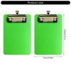 2 Pcs Writing Board Small Clipboard Document Clipboard Plastic Clipboards Hanging Clipboard