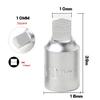 M16 H17 S8 S10 Oil Sump Drain Plug Socket Wrench 3/8'' Drive Auto Repairing Transmission Gearbox Screw Wrench Car Repair Tool