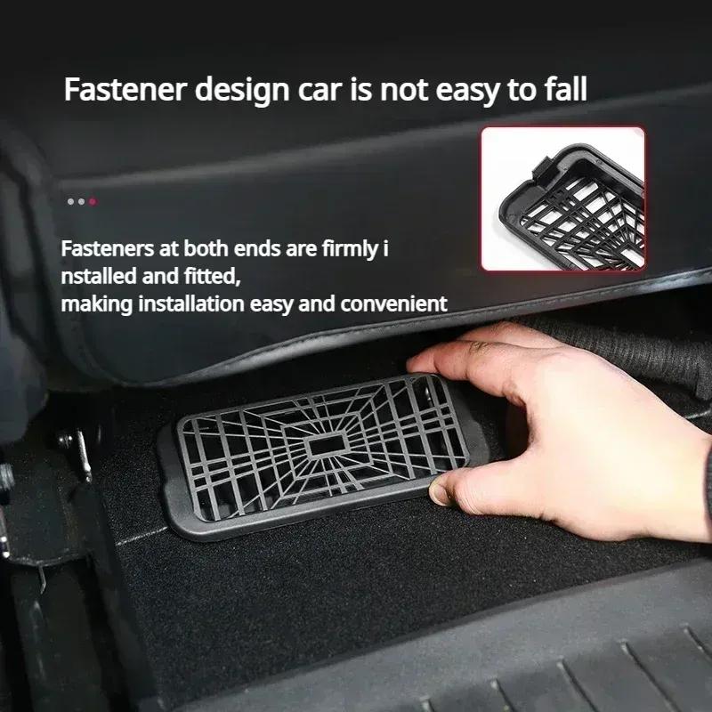 For Tesla Model 3 Highland 2025 Under Seat Air Outlet Cover Plaid Version Protective Shell Dust Protection Cover Car Accessories