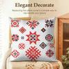 Russian Shading Cushion Cover Natural Linen Organic Fabric DoubleSided Printing Sofa Home Decor Gift Pillow Case