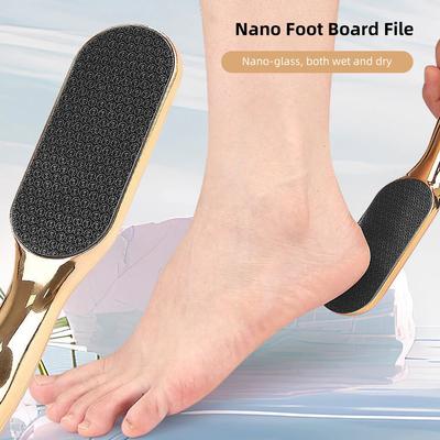 1Pcs Professional Nano Glass Foot File Scrubber for Woman Heels Dead Skin Callus Remover Feet Skin Care Pedicure Tools Products