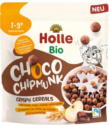 ORGANIC CRISPY CEREAL FLAKES BALLS CHOCOLATE SQUIRREL from 1 Year of Age