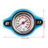 Thermostatic Radiator Cap Water Tank Cover Leakproof W/Temperature Gauge